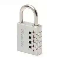 HANGSLOT MASTERLOCK COMBI ALUMINIUM