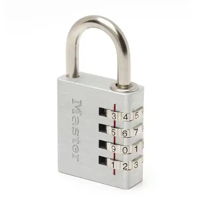 HANGSLOT MASTERLOCK COMBI ALUMINIUM