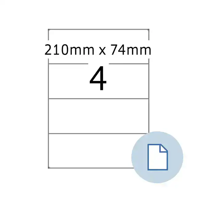 ETIKET HERMA 8405 A4 EXPR 500 210X74
