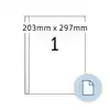 ETIKET HERMA 8401 A4 EXPR 500 203X297
