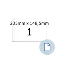 ETIKET HERMA 8493 A5 EXPR 1000