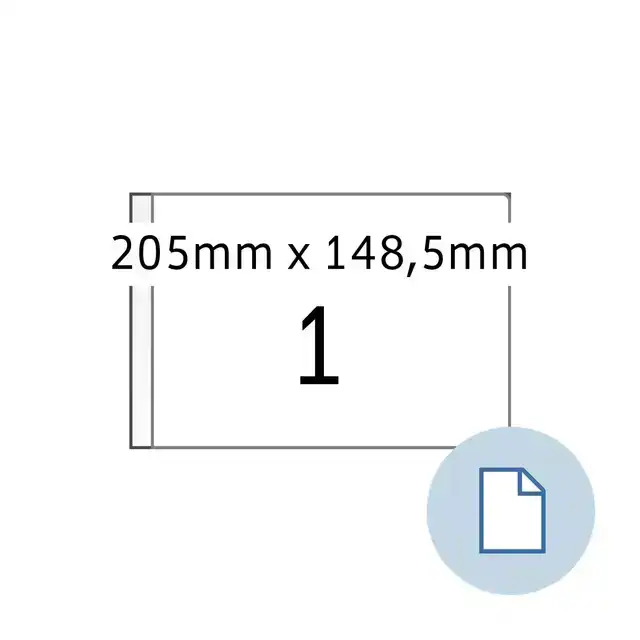 ETIKET HERMA 8493 A5 EXPR 1000