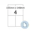 ETIKET HERMA 8404 A4 EXPR 500 105X148