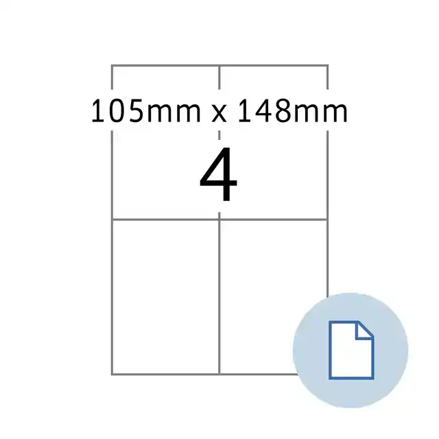 ETIKET HERMA 8404 A4 EXPR 500 105X148