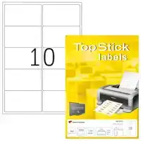 ETIKET TOPSTICK 8773 99.1X57MM WIT