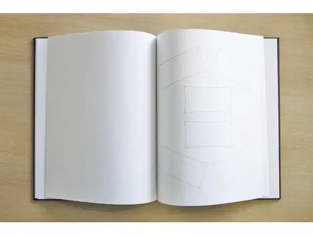RECEPTIEALBUM KANGARO 26X21CM ZWART