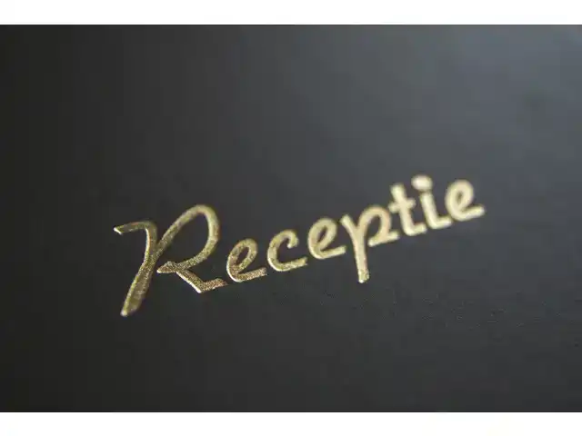 RECEPTIEALBUM KANGARO 26X21CM ZWART