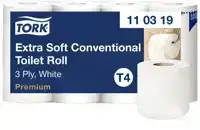 TOILETPAPIER TORK T4 PREMIUM 56X155 VEL
