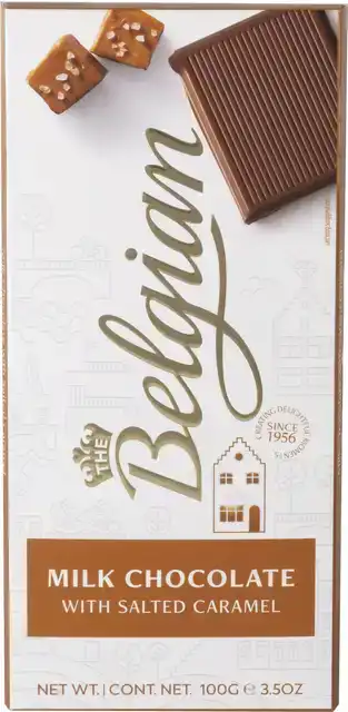 CHOCOLADE THE BELGIAN MELK KARAMEL ZOUT