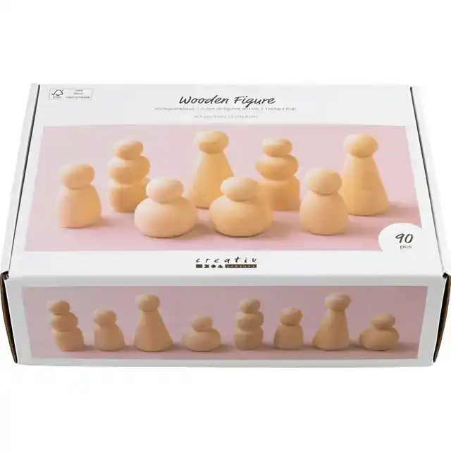 FIGUURTJES CREATIV COMPANY HOUT DOOS 90 CREATIV COMPANY