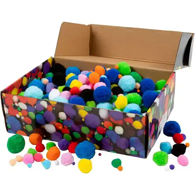 POMPONS CREATIV COMPANY DOOS 720 STUKS