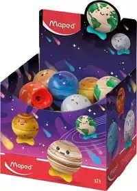 PUNTENSLIJPER MAPED PLANET 24 STUKS