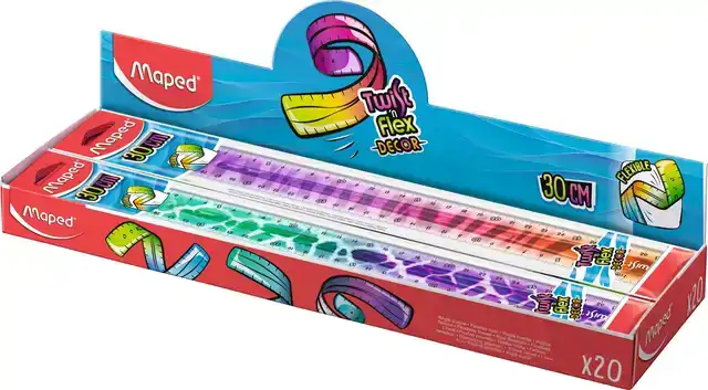 LINIAAL MAPED TWIST N FLEX DECOR
