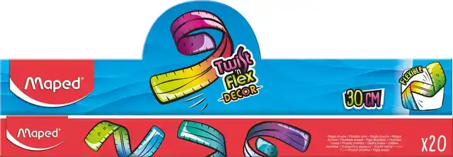 LINIAAL MAPED TWIST N FLEX DECOR