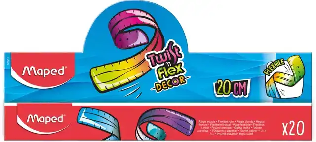 LINIAAL MAPED TWIST N FLEX DECOR