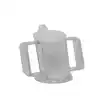 HANDYCUP TRANSPARANT MET DEKSEL