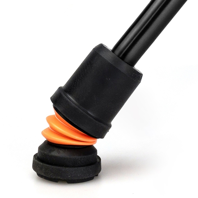 WANDELSTOK FLEXYFOOT OVAAL ZWART