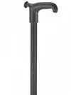 WANDELSTOK ABLE2 SOFT RECHT ZWART