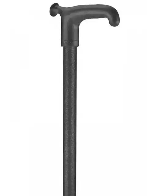 WANDELSTOK ABLE2 SOFT RECHT ZWART
