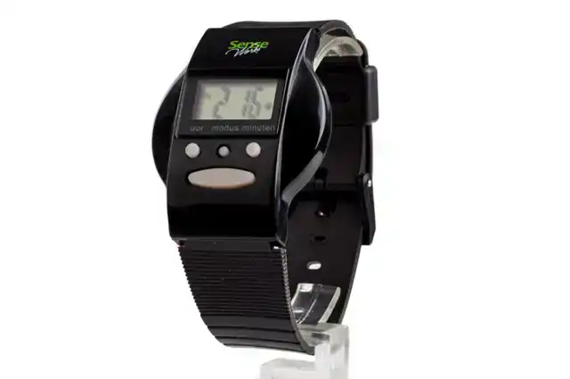 HORLOGE SENSEWORKS 12/24 ZWART