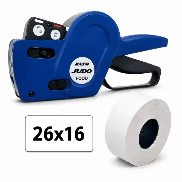 ETIKET VOOR SATO JUDO FOOD 26X16 MM WIT