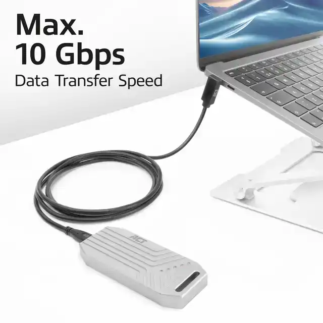 KABEL ACT USB CM ST - CM UP 10G 60W 1M