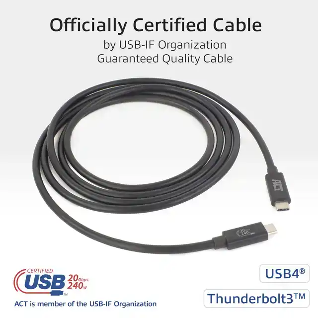 KABEL ACT USB-C 4.0 20GBPS THUNDERBOLT