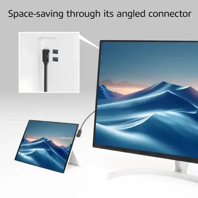 KABEL ACT USB-C HOEK LINKS/RECHTS