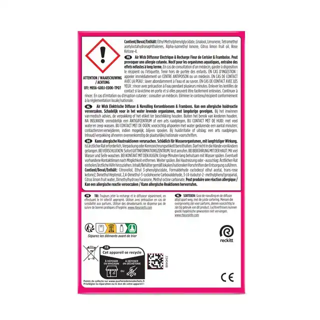 LUCHTVERFRISSER AIRWICK ELC KERS FRM