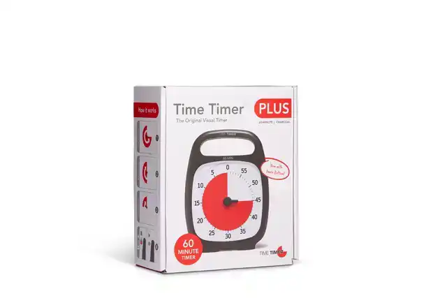 TIME TIMER PLUS BLACK