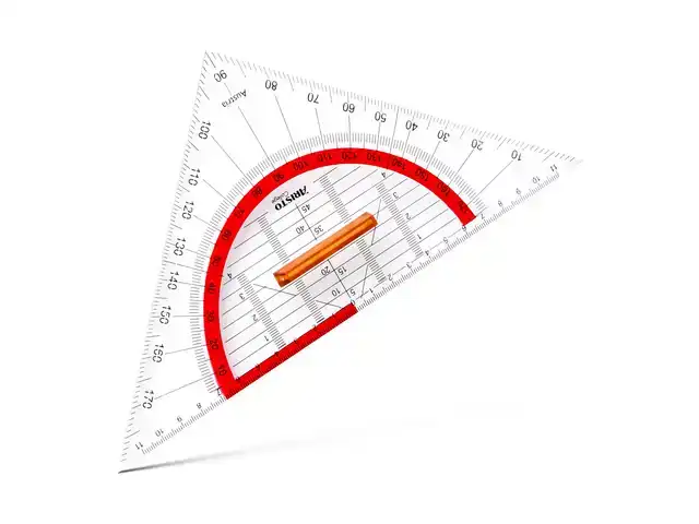 GEODRIEHOEK ARISTO GEOCOLLEGE 22CM MET