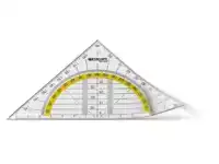 GEODRIEHOEK WESTCOTT 14CM FLEXIBEL