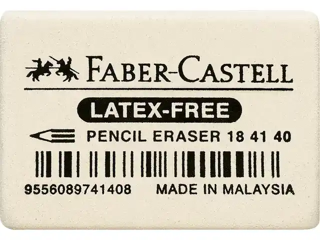 GUM FABER CASTELL 7041 34X26X8MM WIT