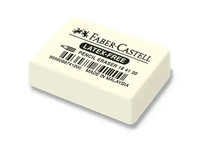 GUM FABER CASTELL 7041 40X27X13MM WIT