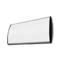 INFORMATIEBORD OFFICE CURVED A5 ZILVER