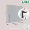 BUREAUSCHERM LEITZ IN HOOGTE
