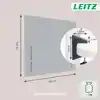 BUREAUSCHERM LEITZ IN HOOGTE