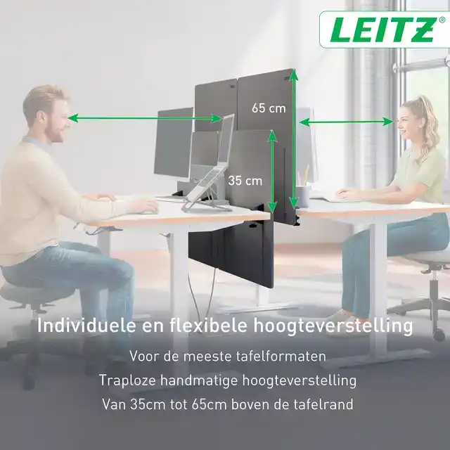 BUREAUSCHERM LEITZ IN HOOGTE