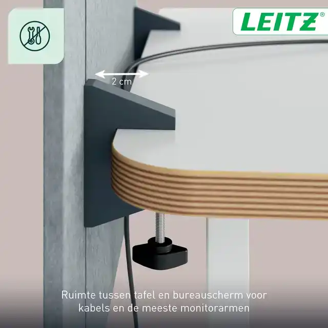 BUREAUSCHERM LEITZ IN HOOGTE
