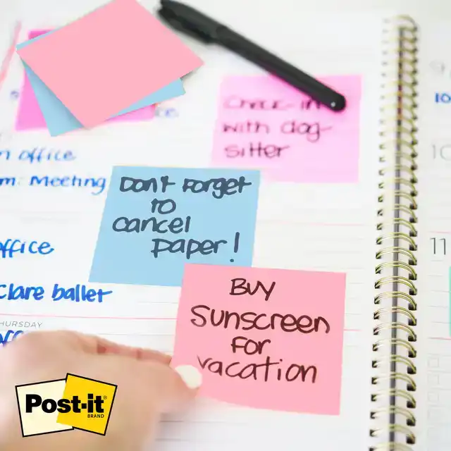 MEMOBLOK POST-IT 3M 73X73MM TRANSPARANT