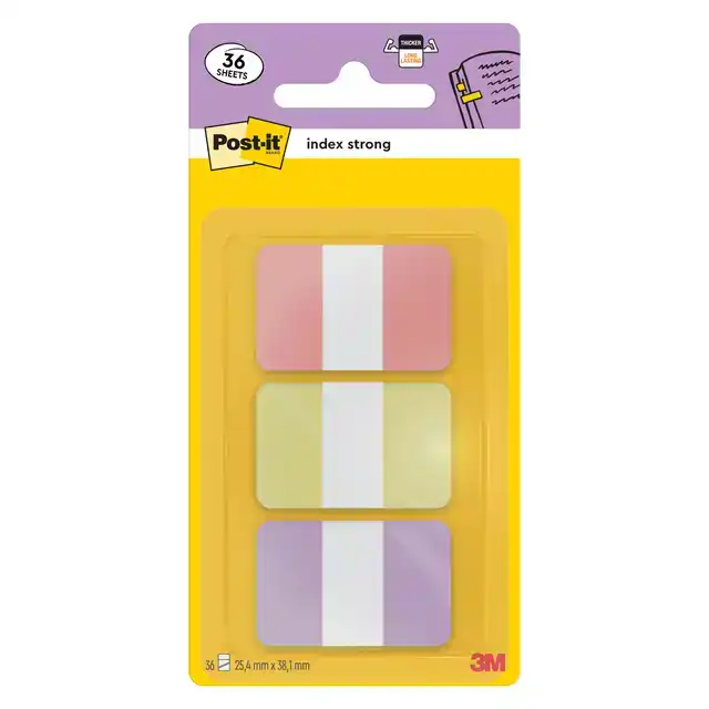 INDEXTABS POST-IT 686-3SUN 25.4X38.1MM