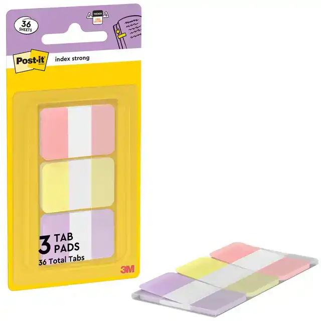 INDEXTABS POST-IT 686-3SUN 25.4X38.1MM