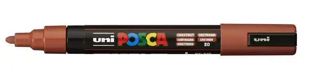 PAINTMARKER UNI POSCA PC5M M KASTANJE