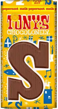 CHOCOLADELETTER TC S MELK PEPERNOOT 90