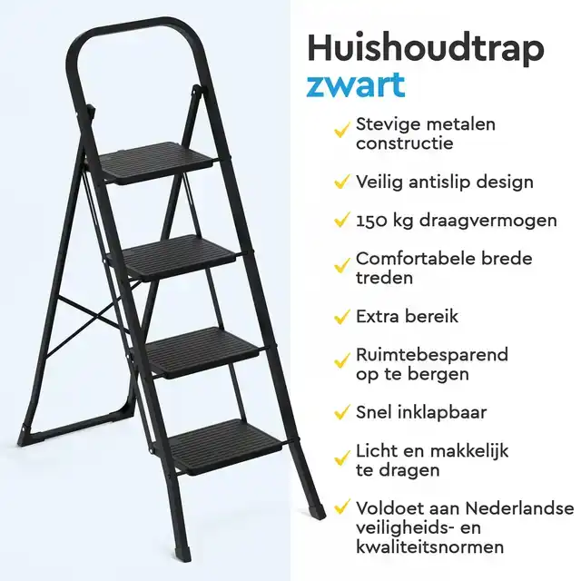 HUISHOUDTRAP BRASQ 4 TREDEN SLM400