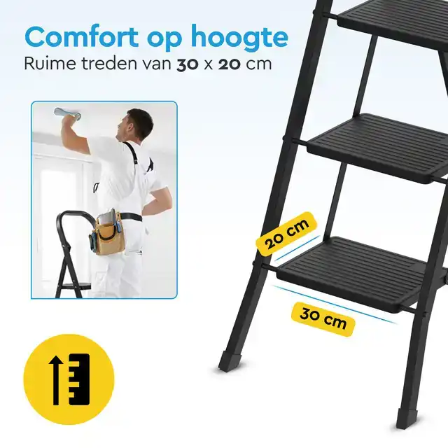 HUISHOUDTRAP BRASQ 4 TREDEN SLM400