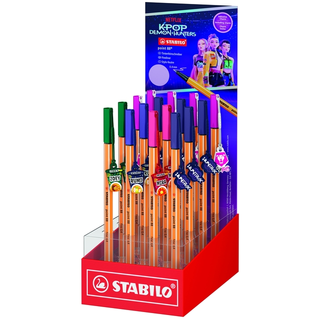 FINELINER STABILO POINT 88 CHARM K-POP