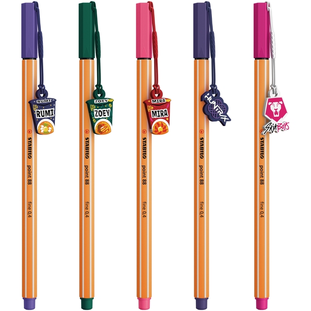 FINELINER STABILO POINT 88 CHARM K-POP