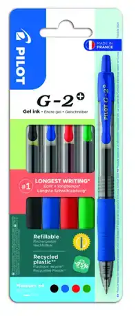 GELSCHRIJVER PILOT G-2+ M ASSORTI
