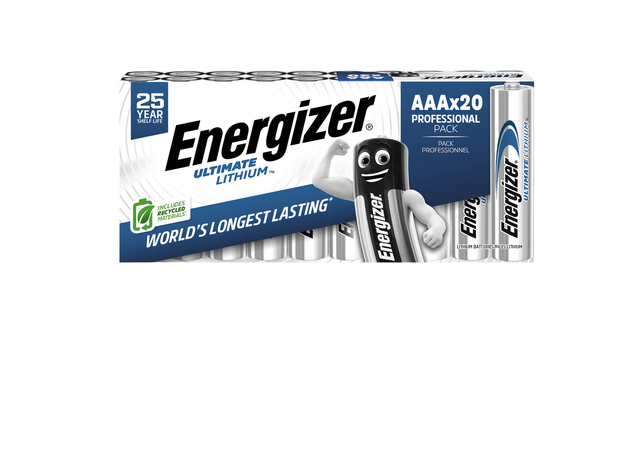 BATTERIJ ENERGIZER ULTIMATE LITHIUM 20X
